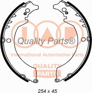 IAP QUALITY PARTS 705-03020 - Комплект спирачна челюст vvparts.bg