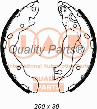 IAP QUALITY PARTS 705-07094 - Комплект спирачна челюст vvparts.bg