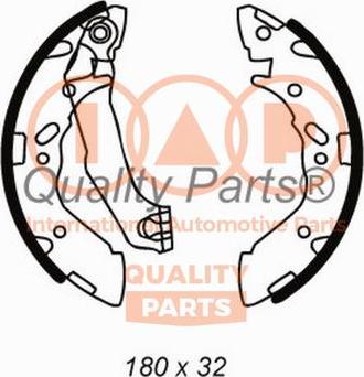 IAP QUALITY PARTS 705-07090 - Комплект спирачна челюст vvparts.bg