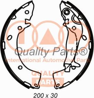 IAP QUALITY PARTS 705-07046 - Комплект спирачна челюст vvparts.bg