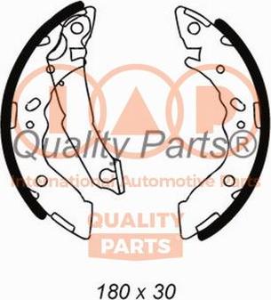IAP QUALITY PARTS 705-07050 - Комплект спирачна челюст vvparts.bg