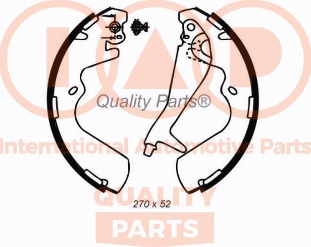 IAP QUALITY PARTS 705-07061 - Комплект спирачна челюст vvparts.bg