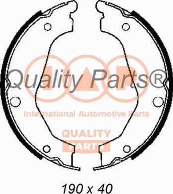 IAP QUALITY PARTS 705-07082 - Комплект спирачна челюст, ръчна спирачка vvparts.bg