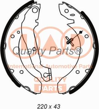 IAP QUALITY PARTS 705-07030 - Комплект спирачна челюст vvparts.bg