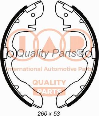 IAP QUALITY PARTS 705-19009 - Комплект спирачна челюст vvparts.bg