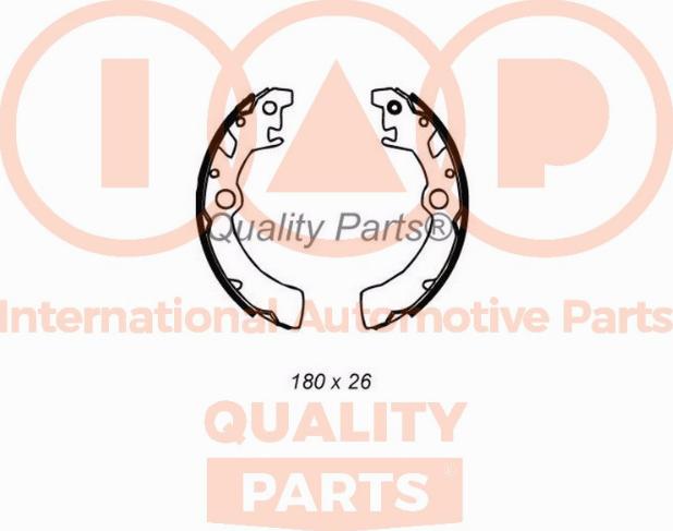 IAP QUALITY PARTS 705-16096 - Комплект спирачна челюст vvparts.bg