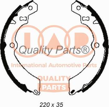 IAP QUALITY PARTS 705-16050 - Комплект спирачна челюст vvparts.bg