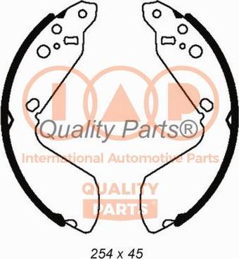 IAP QUALITY PARTS 705-16051 - Комплект спирачна челюст vvparts.bg