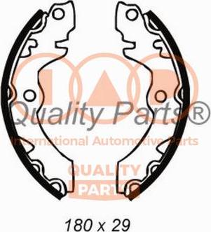 IAP QUALITY PARTS 705-16032 - Комплект спирачна челюст, ръчна спирачка vvparts.bg