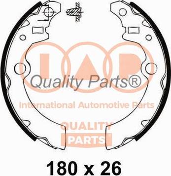IAP QUALITY PARTS 705-16076 - Комплект спирачна челюст vvparts.bg