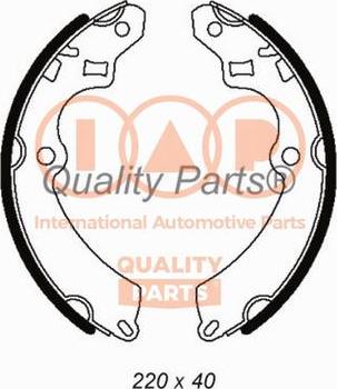 IAP QUALITY PARTS 705-16070 - Комплект спирачна челюст vvparts.bg