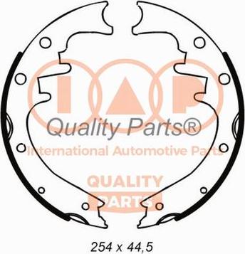 IAP QUALITY PARTS 705-10043 - Комплект спирачна челюст vvparts.bg