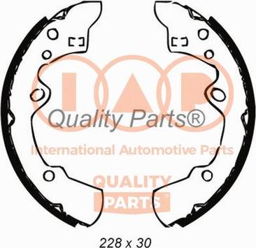 IAP QUALITY PARTS 705-11050 - Комплект спирачна челюст vvparts.bg