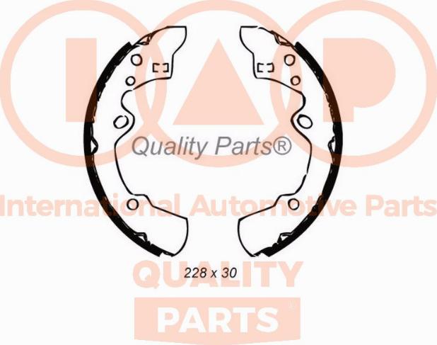 IAP QUALITY PARTS 705-11050 - Комплект спирачна челюст vvparts.bg