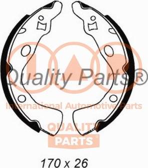 IAP QUALITY PARTS 705-11011 - Комплект спирачна челюст vvparts.bg