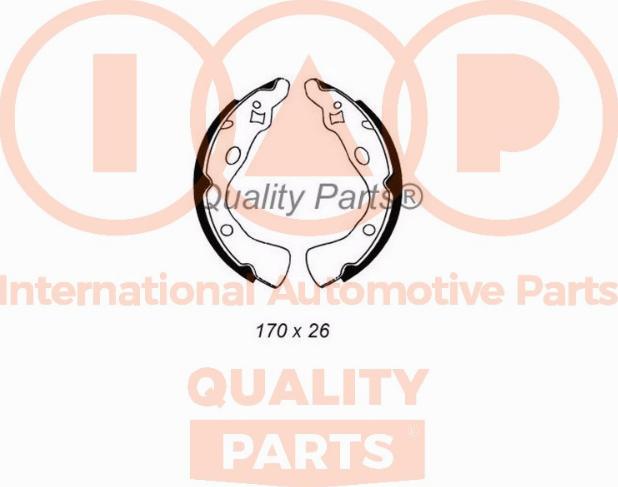 IAP QUALITY PARTS 705-11011 - Комплект спирачна челюст vvparts.bg