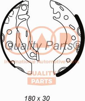 IAP QUALITY PARTS 705-11013 - Комплект спирачна челюст vvparts.bg