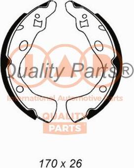 IAP QUALITY PARTS 705-11012 - Комплект спирачна челюст vvparts.bg