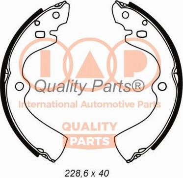 IAP QUALITY PARTS 705-13096 - Комплект спирачна челюст vvparts.bg