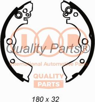 IAP QUALITY PARTS 705-13086 - Комплект спирачна челюст vvparts.bg