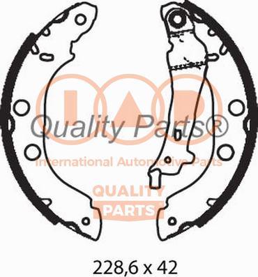 IAP QUALITY PARTS 705-13082 - Комплект спирачна челюст vvparts.bg