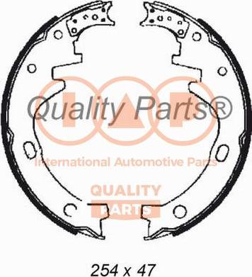 IAP QUALITY PARTS 705-13039 - Комплект спирачна челюст vvparts.bg