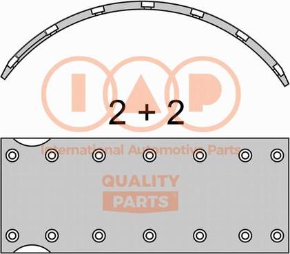 IAP QUALITY PARTS 705-13150 - Спирачно феродо, барабанни спирачки vvparts.bg