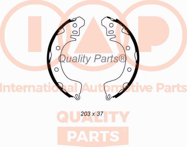 IAP QUALITY PARTS 705-12050 - Комплект спирачна челюст vvparts.bg