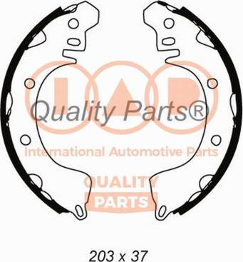 IAP QUALITY PARTS 705-12050 - Комплект спирачна челюст vvparts.bg