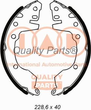 IAP QUALITY PARTS 705-12052 - Комплект спирачна челюст vvparts.bg