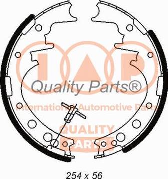 IAP QUALITY PARTS 705-17060 - Комплект спирачна челюст vvparts.bg