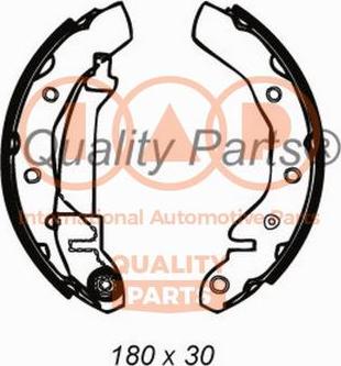 IAP QUALITY PARTS 705-20062 - Комплект спирачна челюст vvparts.bg