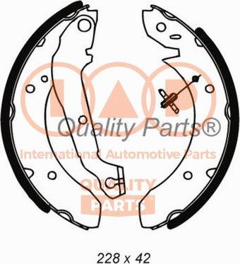 IAP QUALITY PARTS 705-21045 - Комплект спирачна челюст vvparts.bg