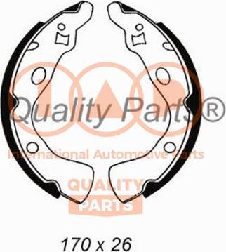 IAP QUALITY PARTS 705-21030 - Комплект спирачна челюст vvparts.bg