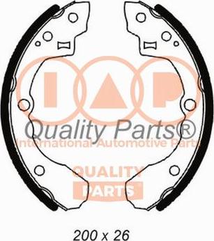 IAP QUALITY PARTS 705-21070 - Комплект спирачна челюст vvparts.bg