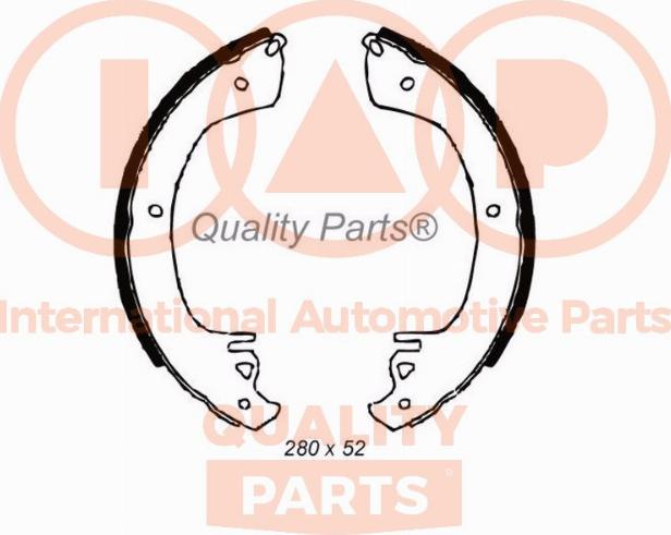 IAP QUALITY PARTS 705-22010 - Комплект спирачна челюст vvparts.bg