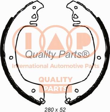 IAP QUALITY PARTS 705-22030 - Комплект спирачна челюст vvparts.bg