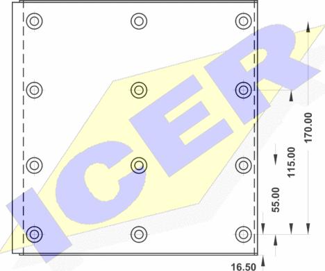 Icer 21 9393 00 - Комплект феродо за накладки, барабанни спирачки vvparts.bg