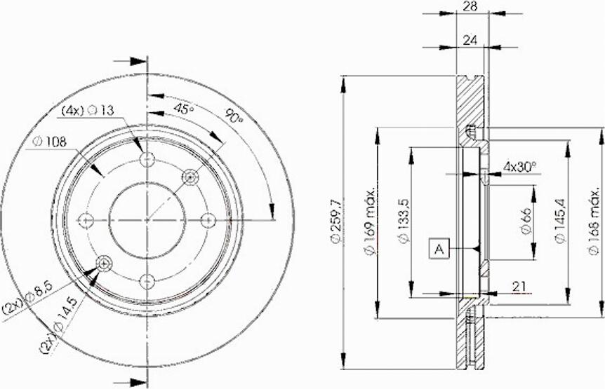 Icer 78BD9406 - Спирачен диск vvparts.bg