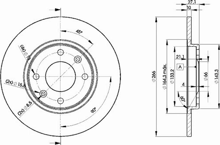 Icer 78BD4688 - Спирачен диск vvparts.bg