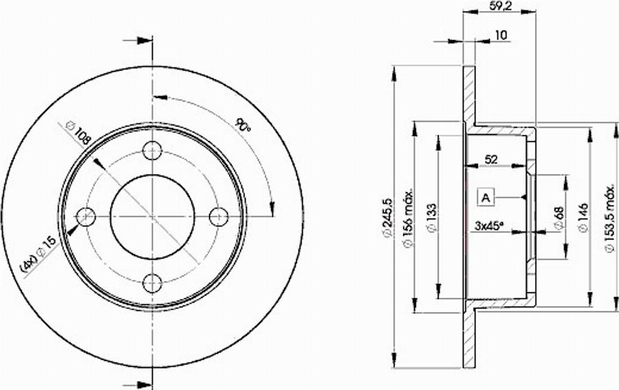 Icer 78BD4010 - Спирачен диск vvparts.bg