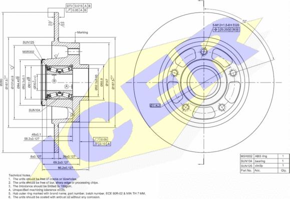 Icer 78BD4026-1 - Спирачен диск vvparts.bg