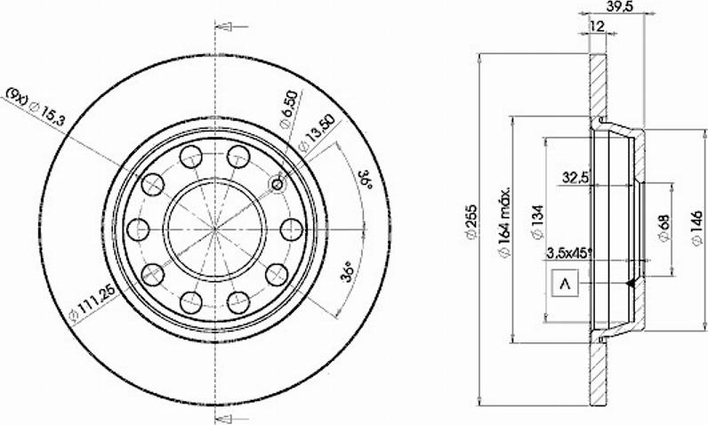 Icer 78BD5309 - Спирачен диск vvparts.bg