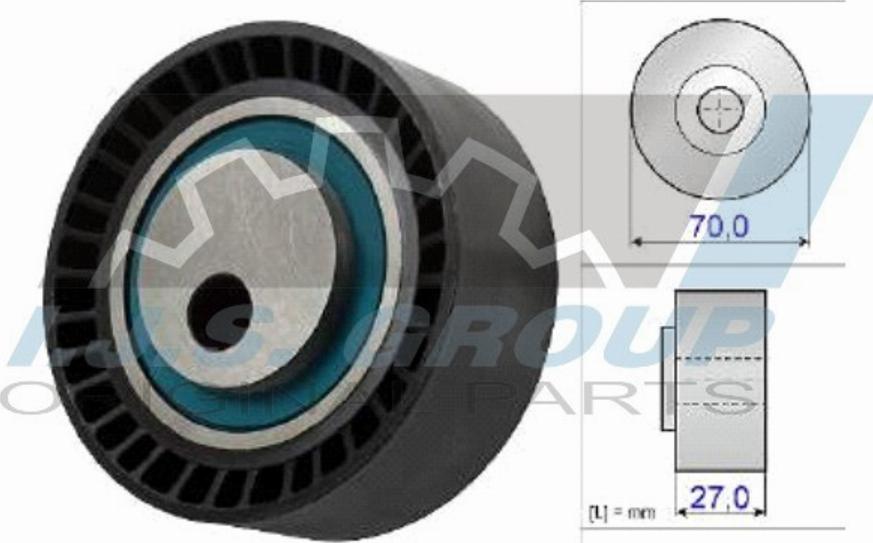 IJS 93-1145 - Ремъчен обтегач, пистов ремък vvparts.bg