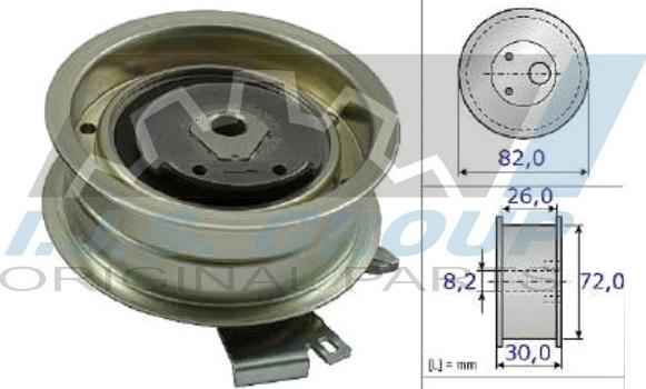 IJS GROUP 93-1146 - Обтяжна ролка, ангренаж vvparts.bg