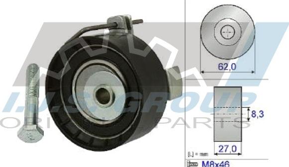 IJS GROUP 93-1172 - Обтяжна ролка, ангренаж vvparts.bg