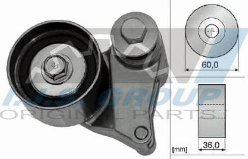 IJS GROUP 93-1869 - Обтяжна ролка, ангренаж vvparts.bg