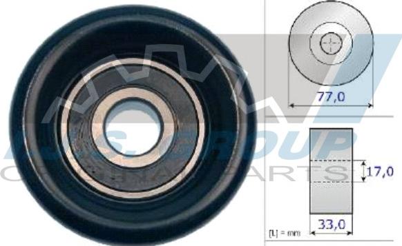 IJS GROUP 93-1382 - Паразитна / водеща ролка, пистов ремък vvparts.bg