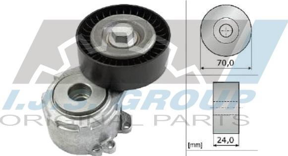 IJS GROUP 93-1209 - Ремъчен обтегач, пистов ремък vvparts.bg