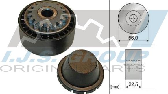 IJS GROUP 93-1238 - Паразитна / водеща ролка, пистов ремък vvparts.bg